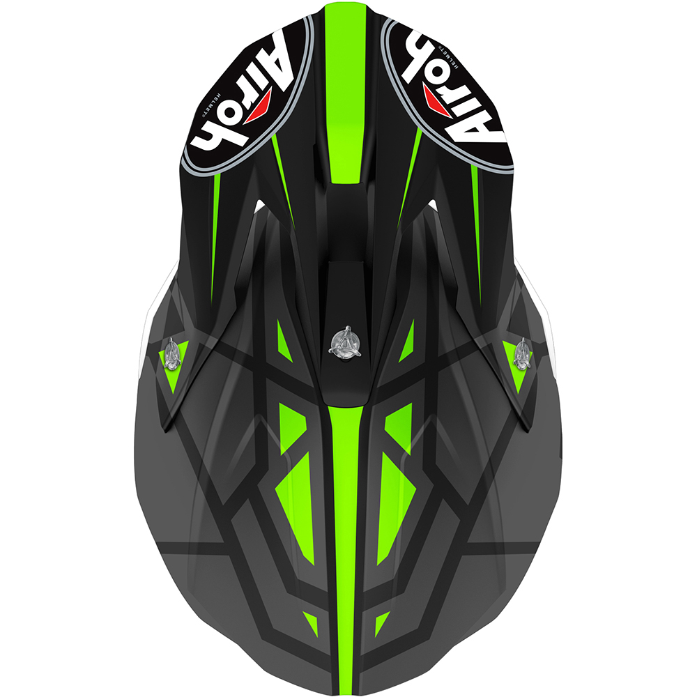 Airoh - Casque Wraap Mood Noir / Gris / Vert