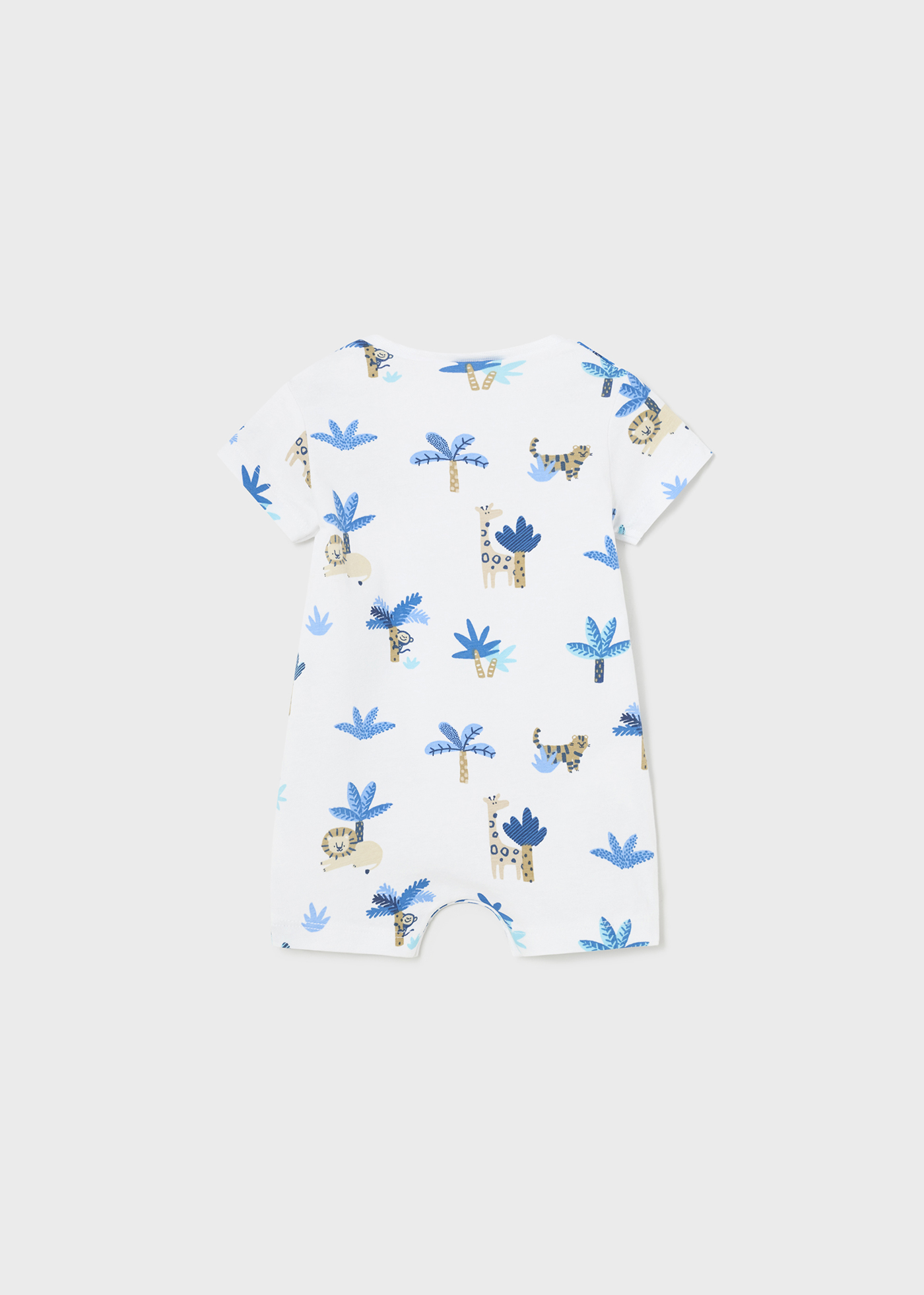 Conjunto de 3 macacões Better Cotton para recém-nascidos, cor Blue Bell