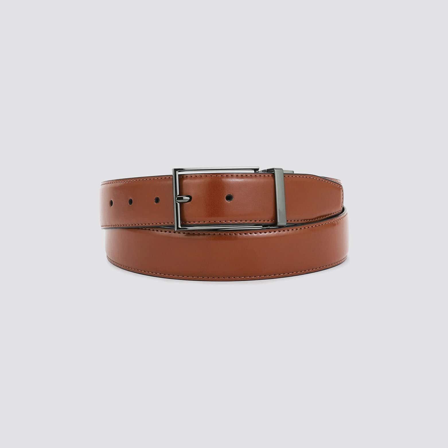 Ceinture réversible à boucle Camel