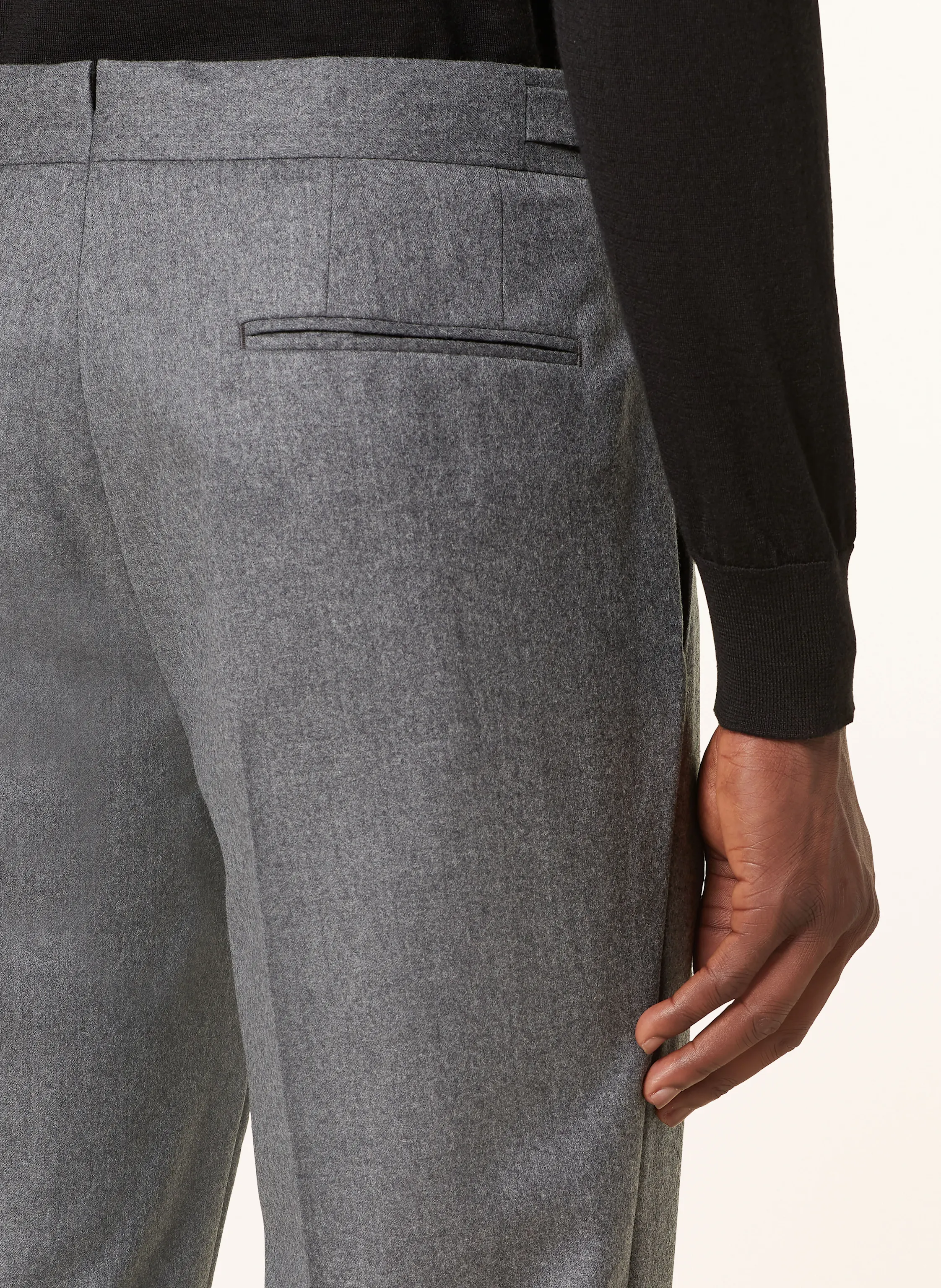 ZEGNA Flanellhose Extra Slim Fit