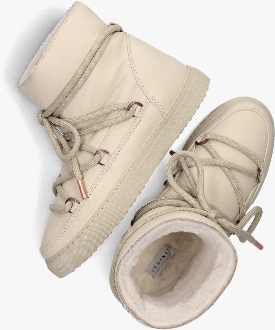 creme inuikii vachtlaarzen full leather
