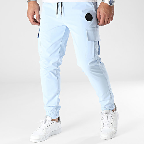 Pantalon Cargo Bleu Clair