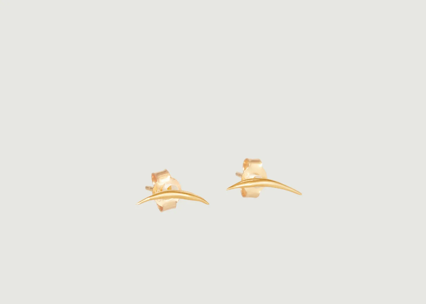 Boucles d'oreilles puces Esquisse Gamme Blanche
