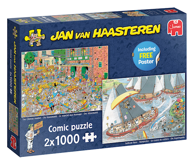 Jan Van Haasteren Puslespill Dutch Traditions 2x1000 brikker, Jumbo
