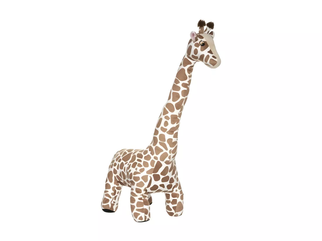 Peluche Girafe XL polyester marron 100x23x40cm