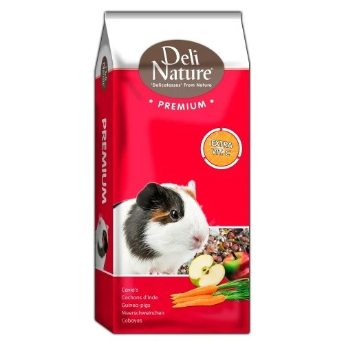 Ração para porquinho-da-índia, mistura premium, 100% natural.