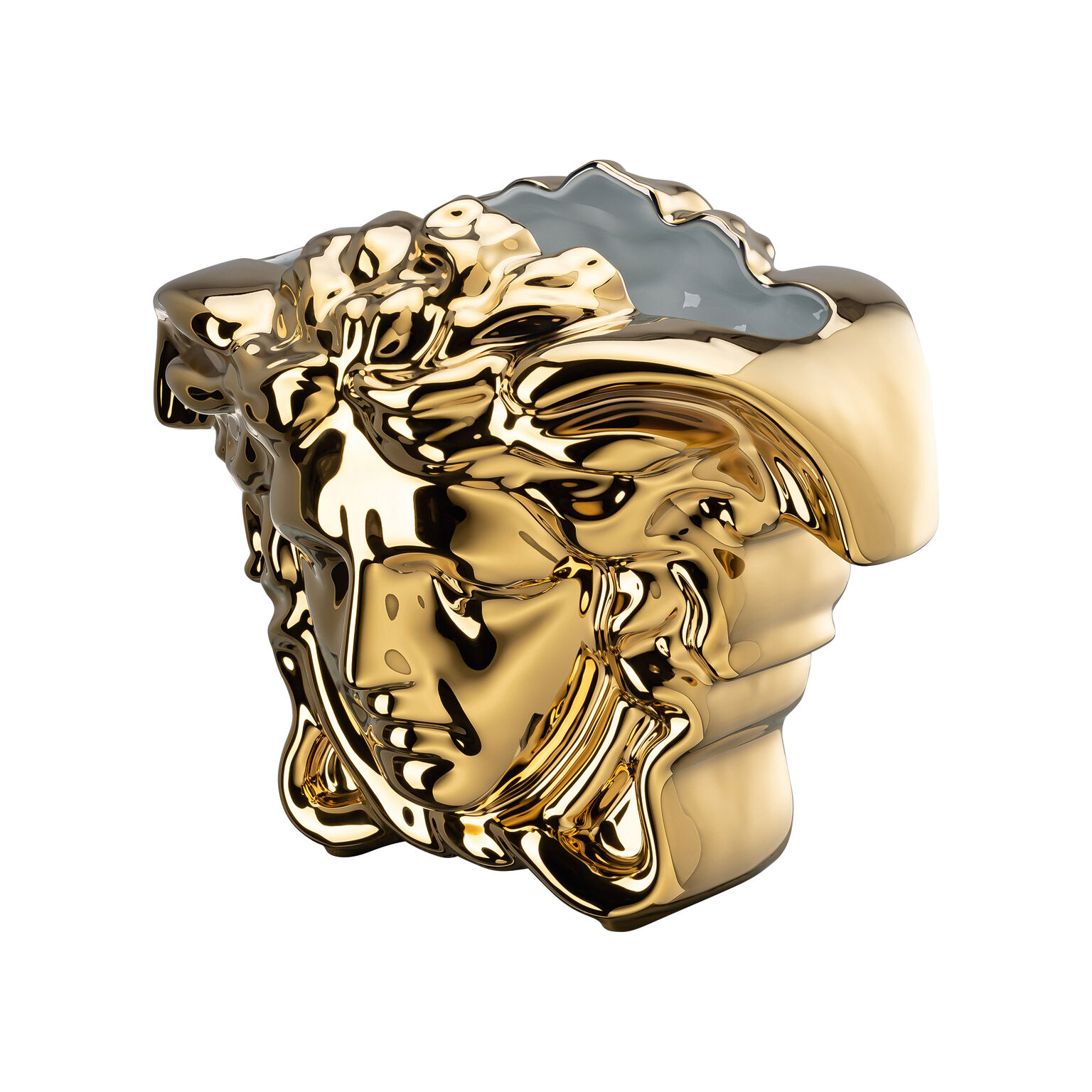 Medusa Grande Gold Vase 21 cm