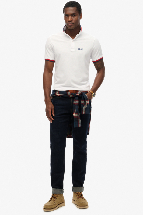 Superdry witte heren polo