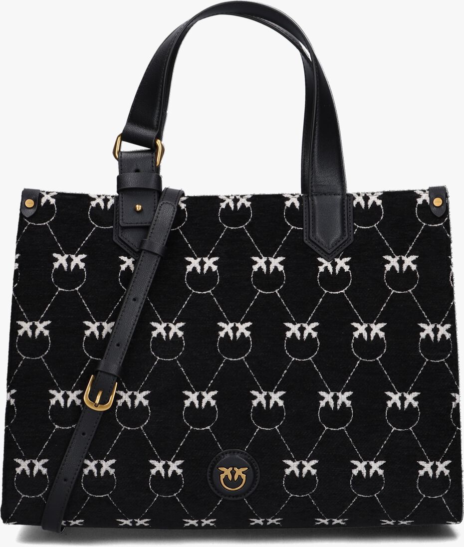 PINKO zwarte pinko schoudertas box shopping
