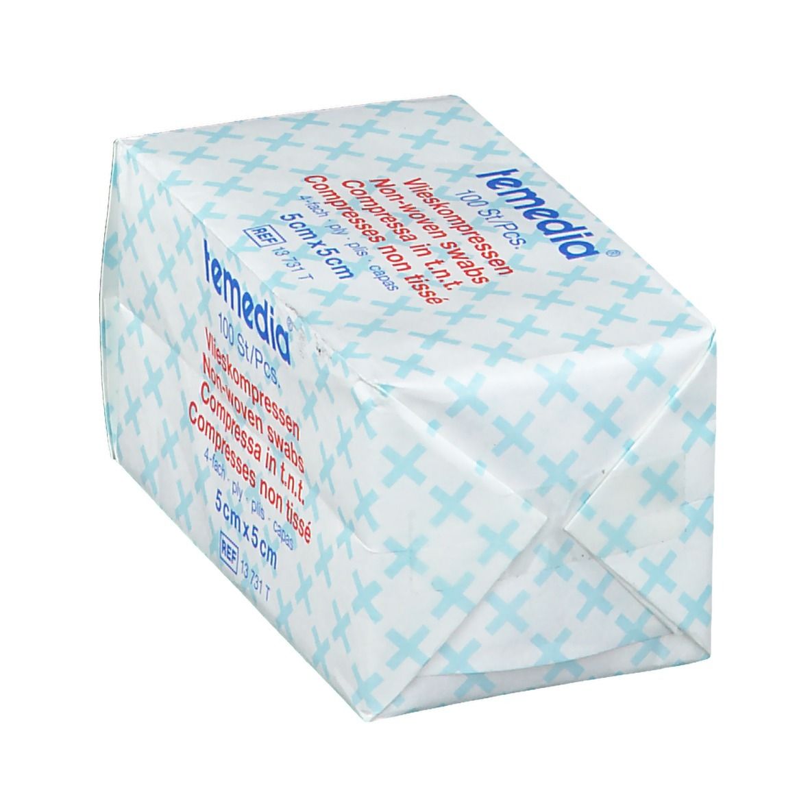 Temedia® Vliesstoffkompresse 5 x 5 cm