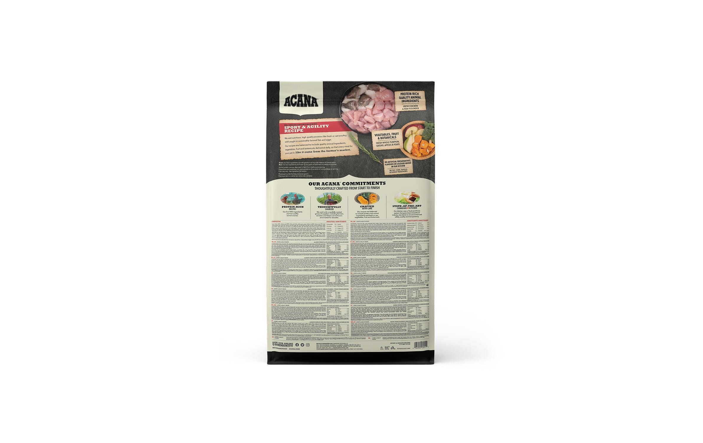Trockenfutter Sport & Agility Recipe 11.4 kgTrockenfutter für aktive Sporthunde