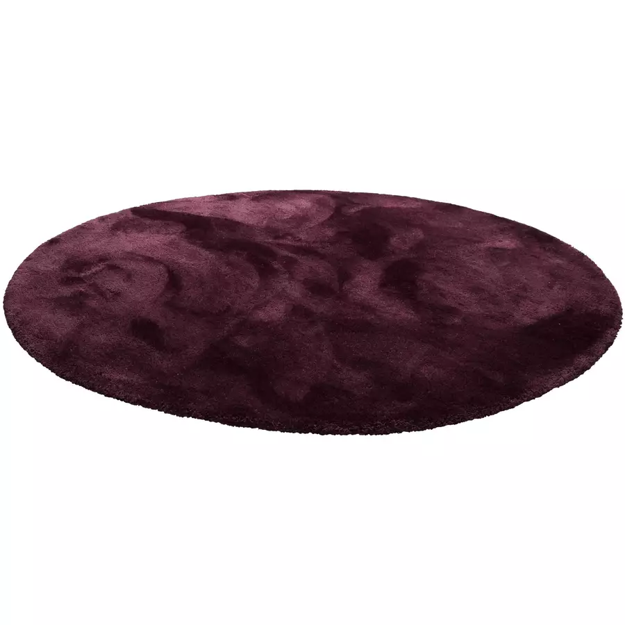 Homie Living Hochflorteppich Pisa bordeaux rot