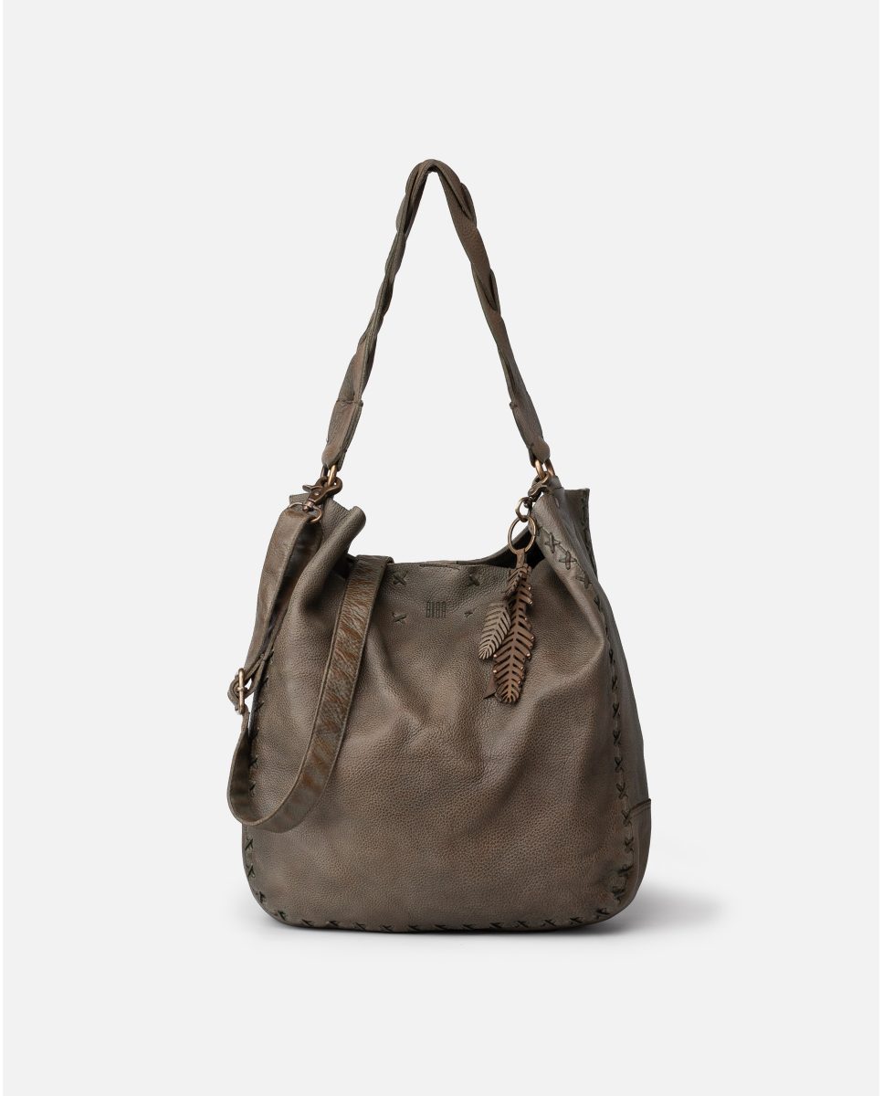 Biba Barcelona Burwood Shoulder Bag Kaki