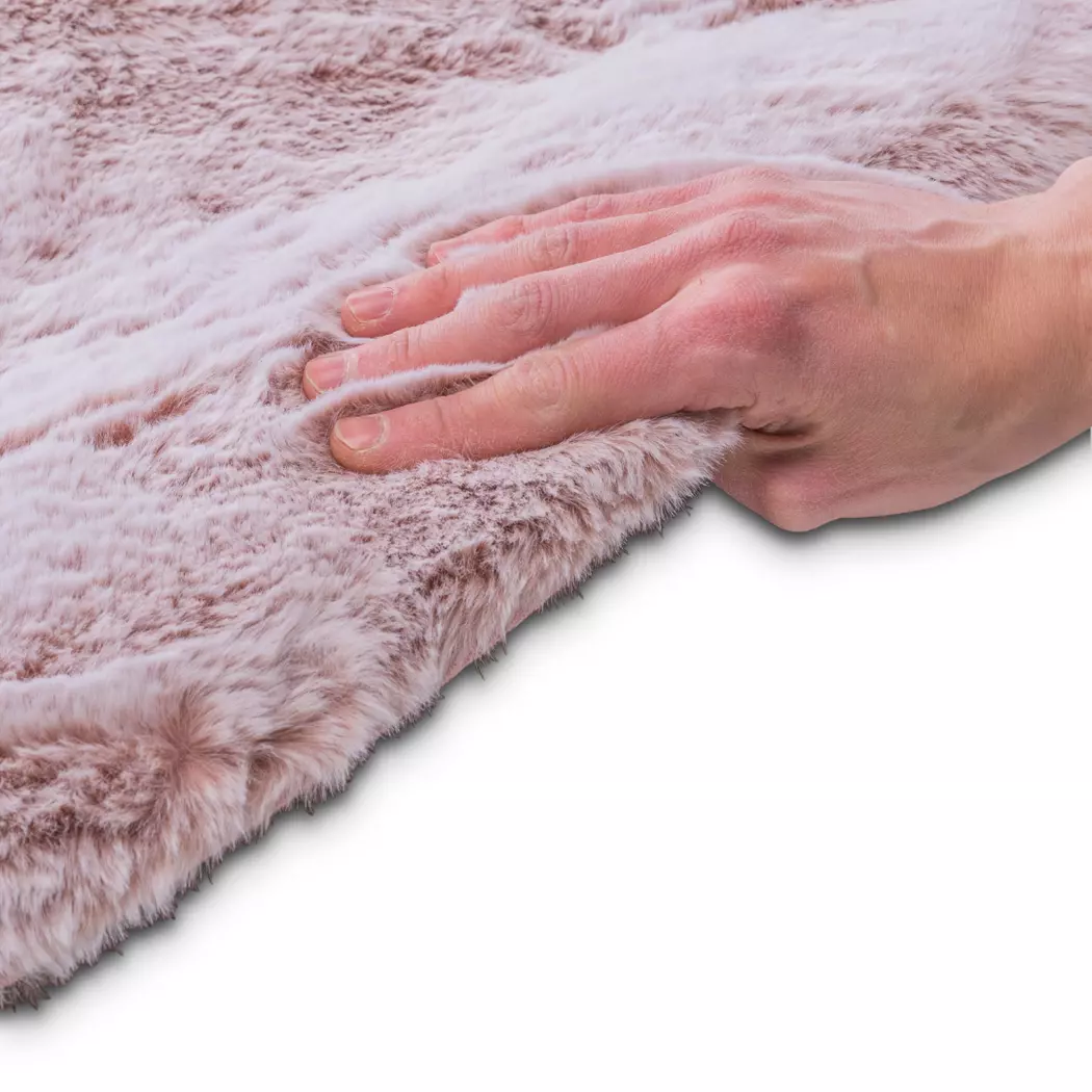 Fellteppich Imitat Melange Ø 160 cm