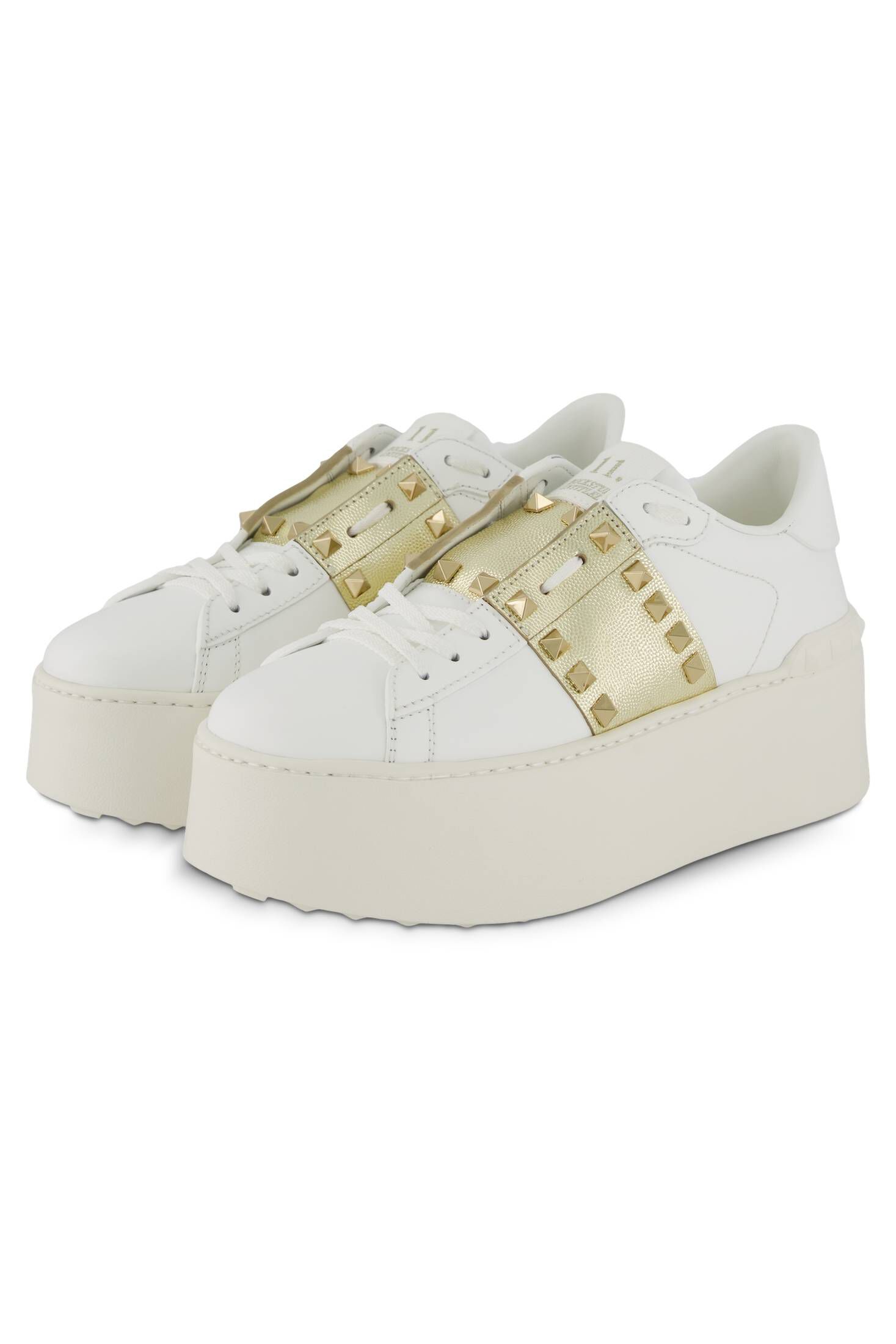 Valentino Garavani| Damen Sneaker FLATFORM ROCKSTUD UNTITLED aus Kalbsleder