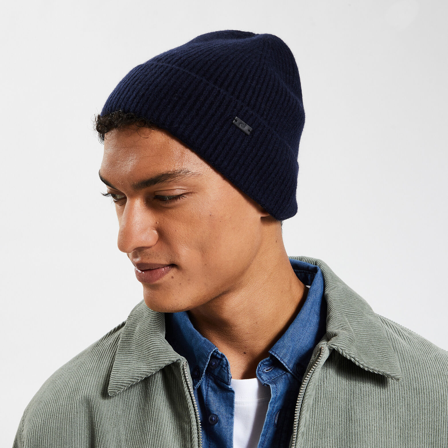 Bonnet uni Bleu foncé
