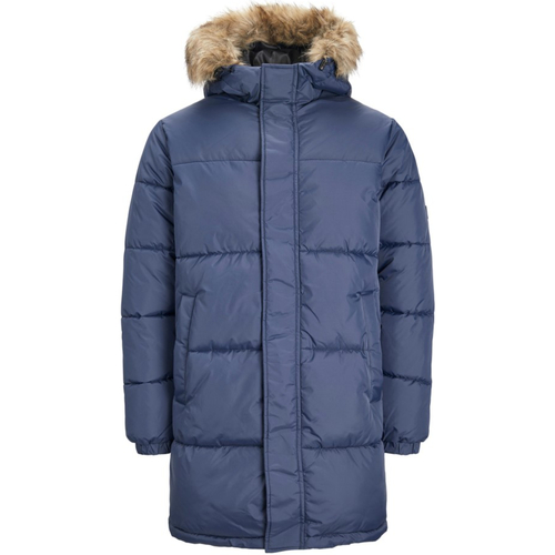 Jack & Jones - 12203426 JWHWENG FUR LONG PUFFER NAVY BLAZER Azul