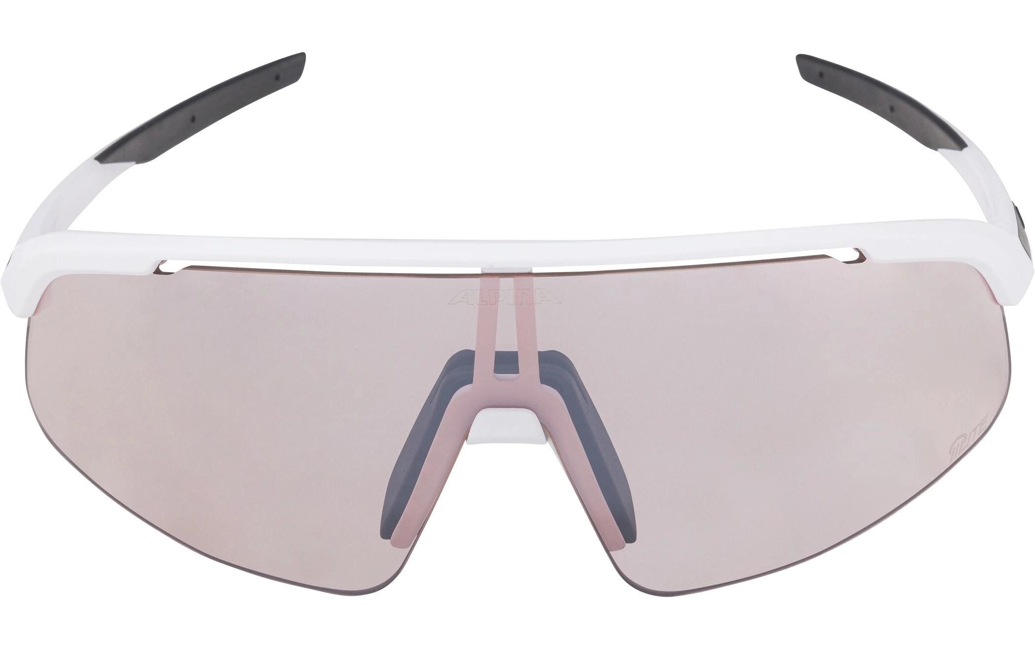 Sportbrille Turbo Pro S Q-Lite - Weiss mattVelobrille Cat. 1