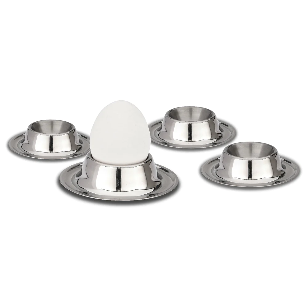 Set de 4 coquetiers inox Weis