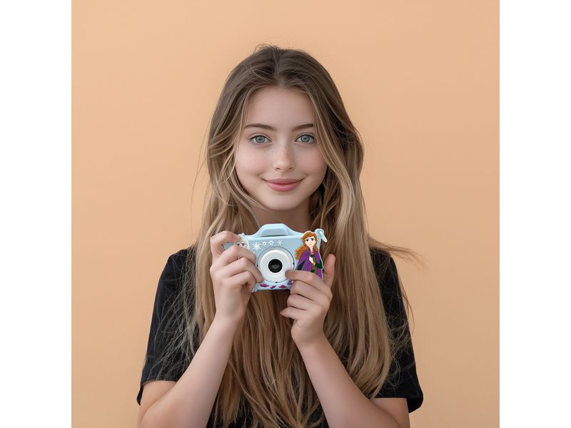 Lexibook Kinderkamera Schneekönigin mit Schutz Robuste Digitalkamera für junge Fotografen