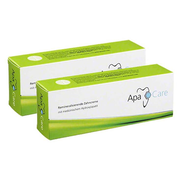 Apacare Zahncreme, 2x75 ml