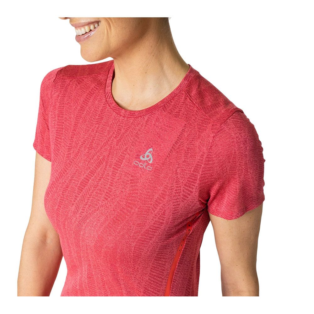 Odlo ZEROWEIGHT ENGINEERED CHILL-TEC - Maillot Femme american beauty melange