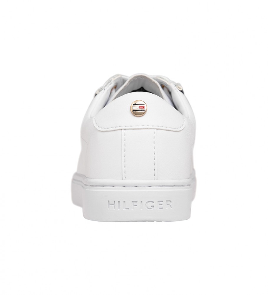 Tênis Tommy Hilfiger Signature em couro, branco