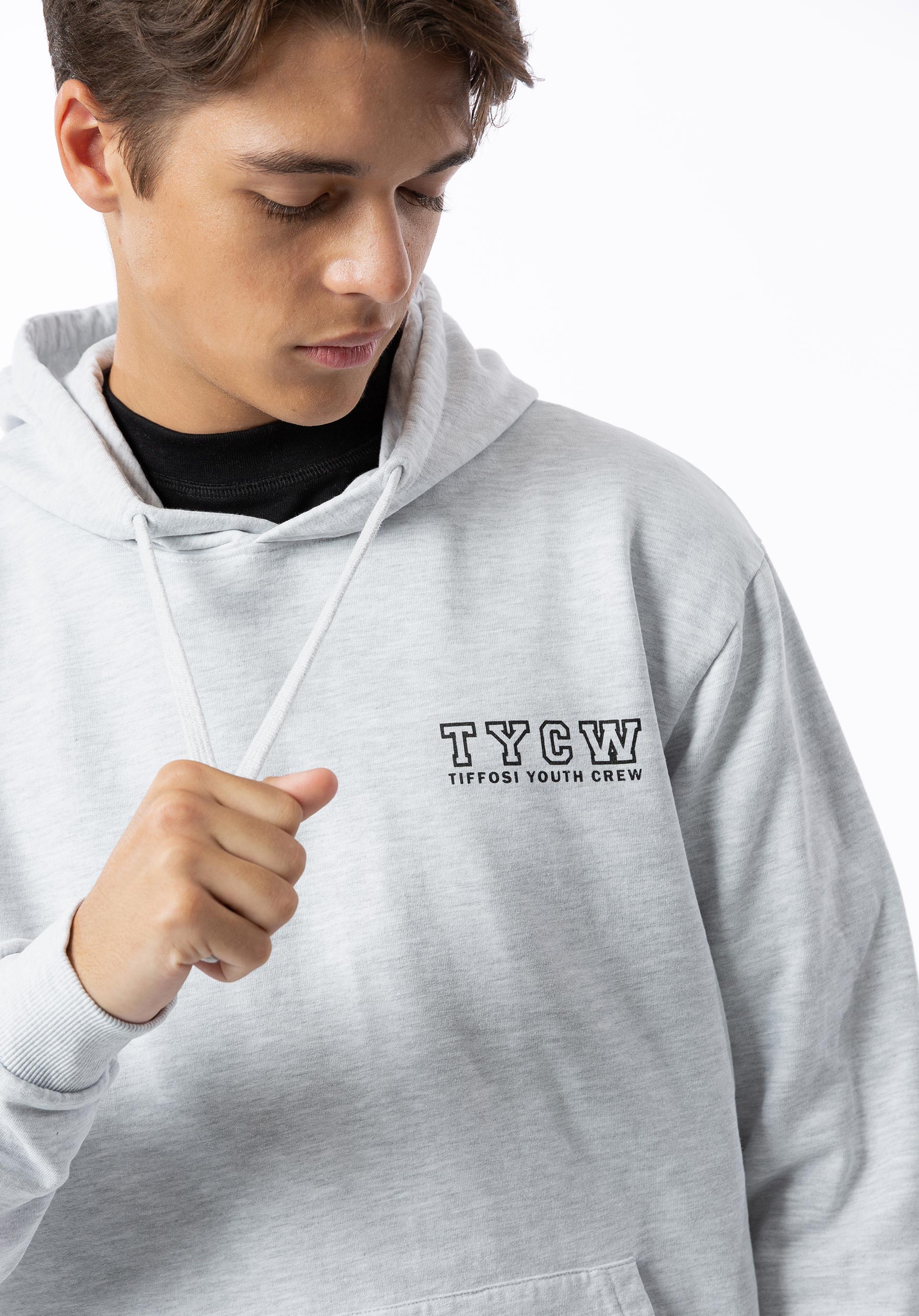 Hoodie com Estampado nas Costas