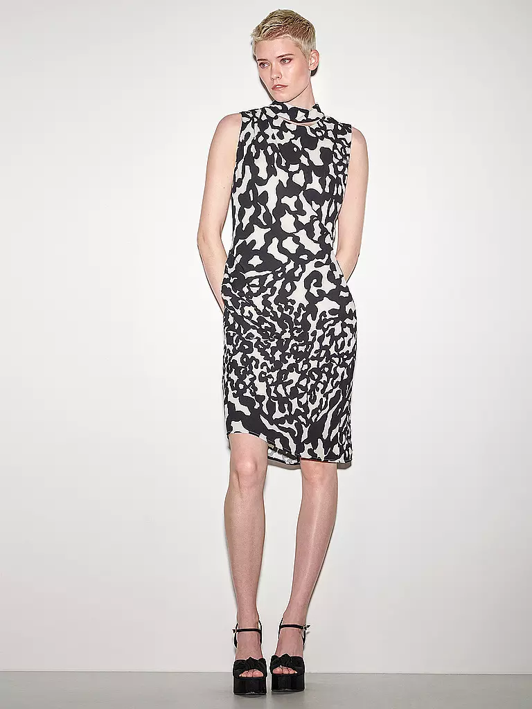 LUISA CERANO Midikleid schwarz