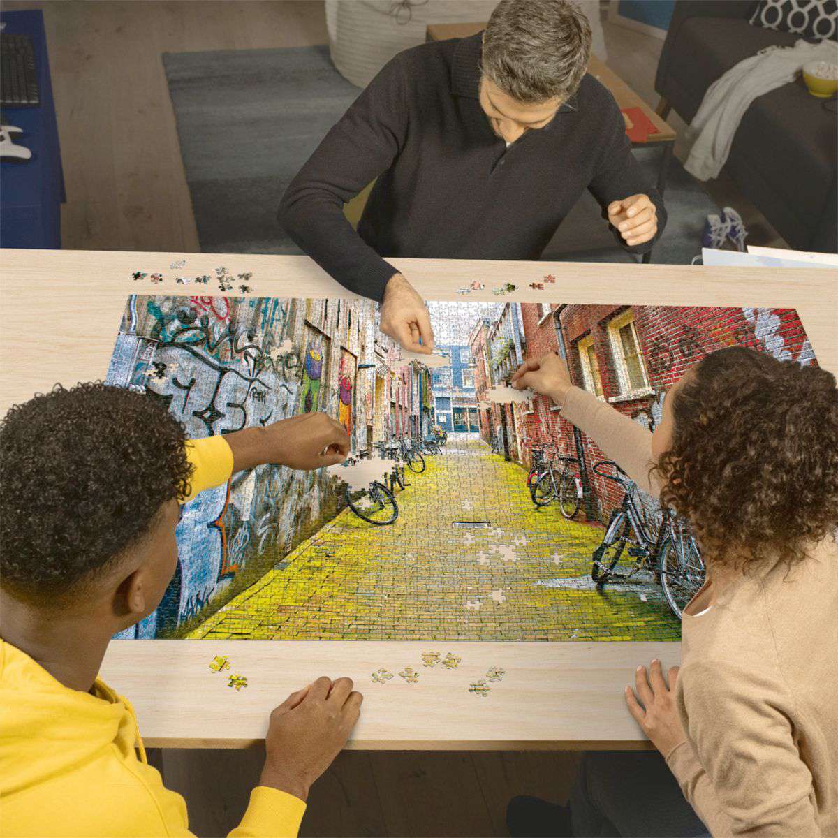 Ravensburger Spiel Street Art in Amsterdam