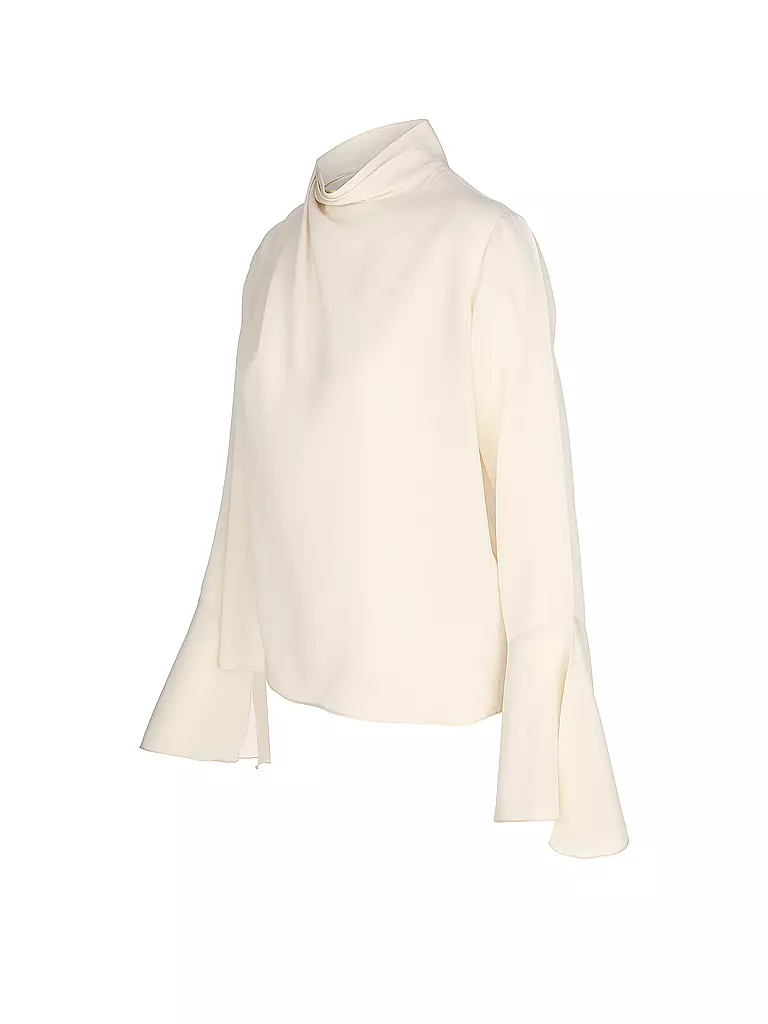 LIU JO Seidenbluse TUNICA DRAPPEGGIATA beige