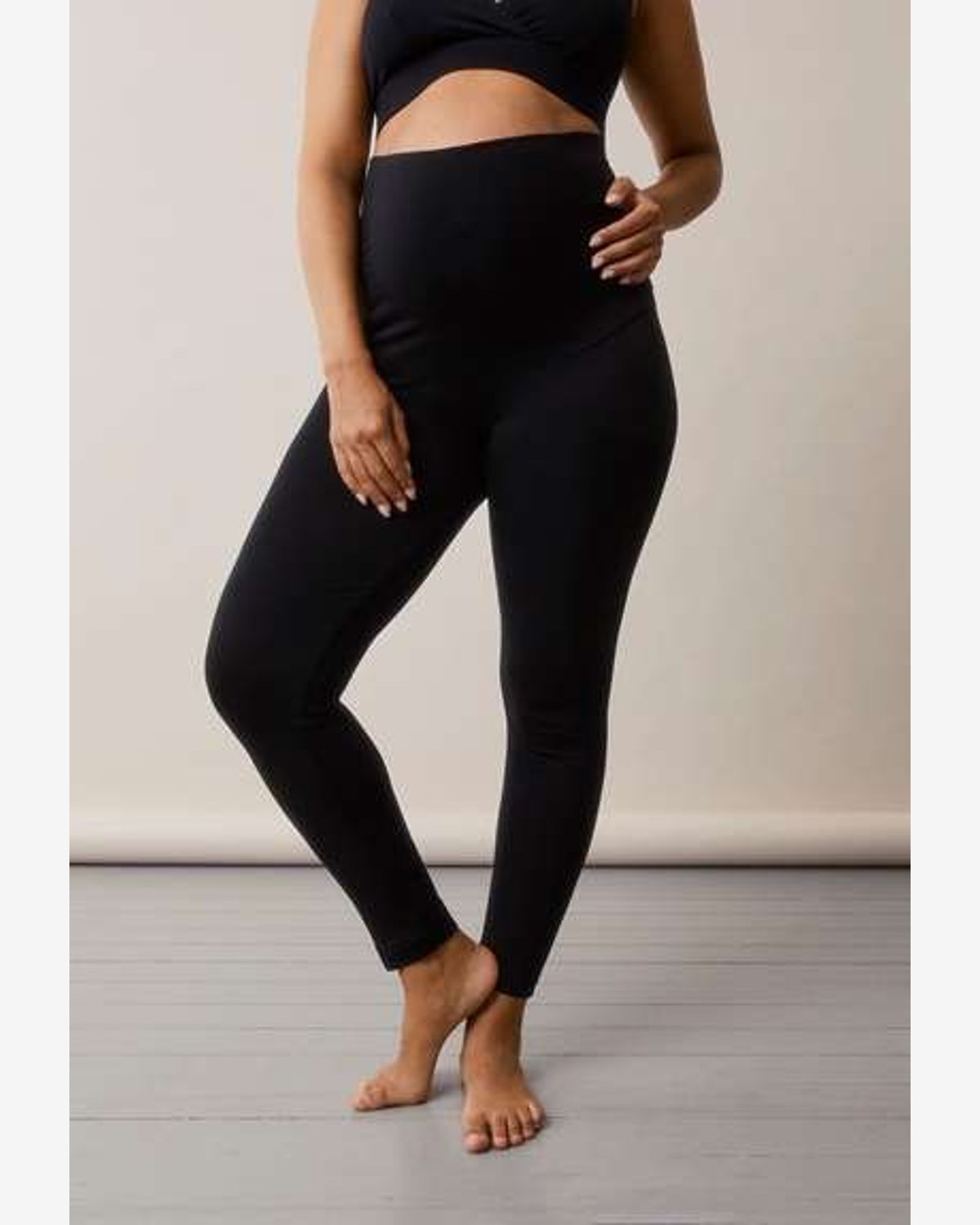 Gravid Leggings – Stretchy & Behagelig – Sømløs