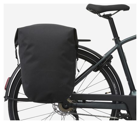 Sacoche de Porte-Bagage Btwin - 900 27L Noir