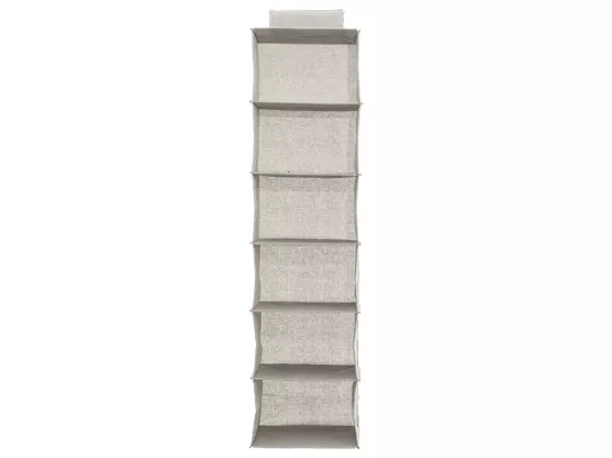 Range Chemises 6 Cases Gris - FIVE