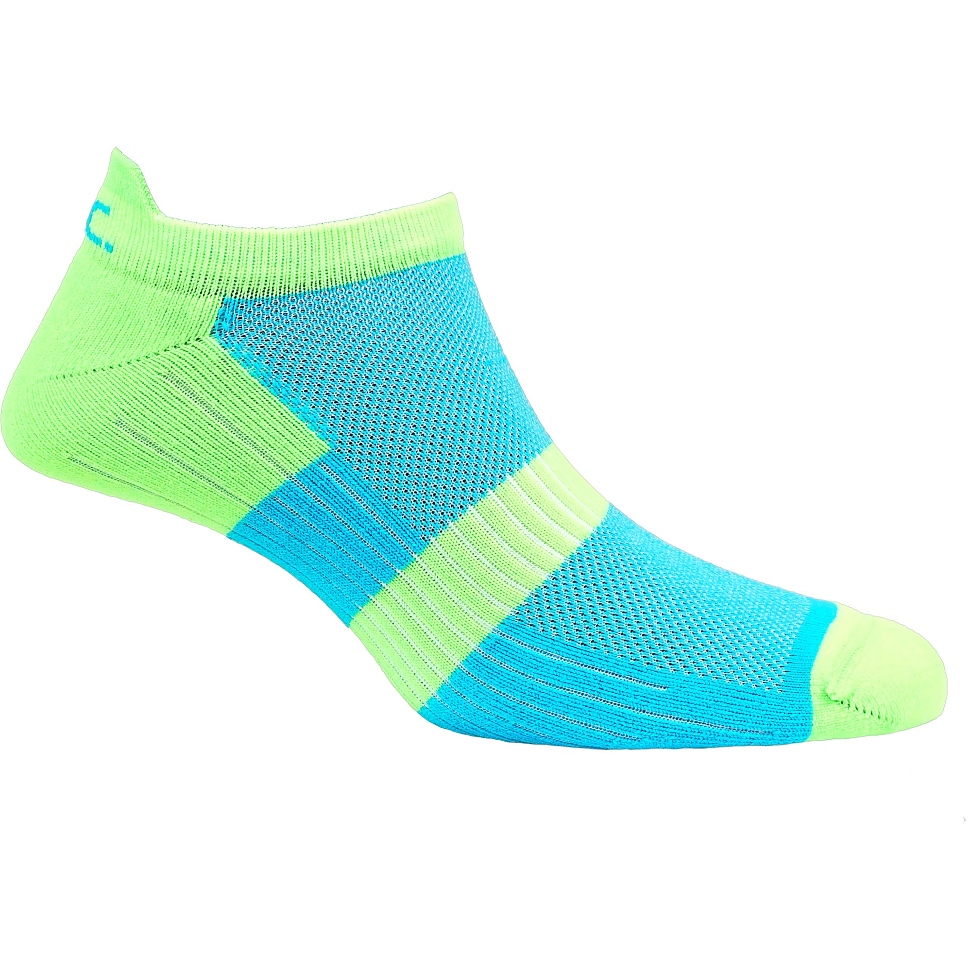 P.A.C. 1.0 Footie Active Short Socken Herren cyan