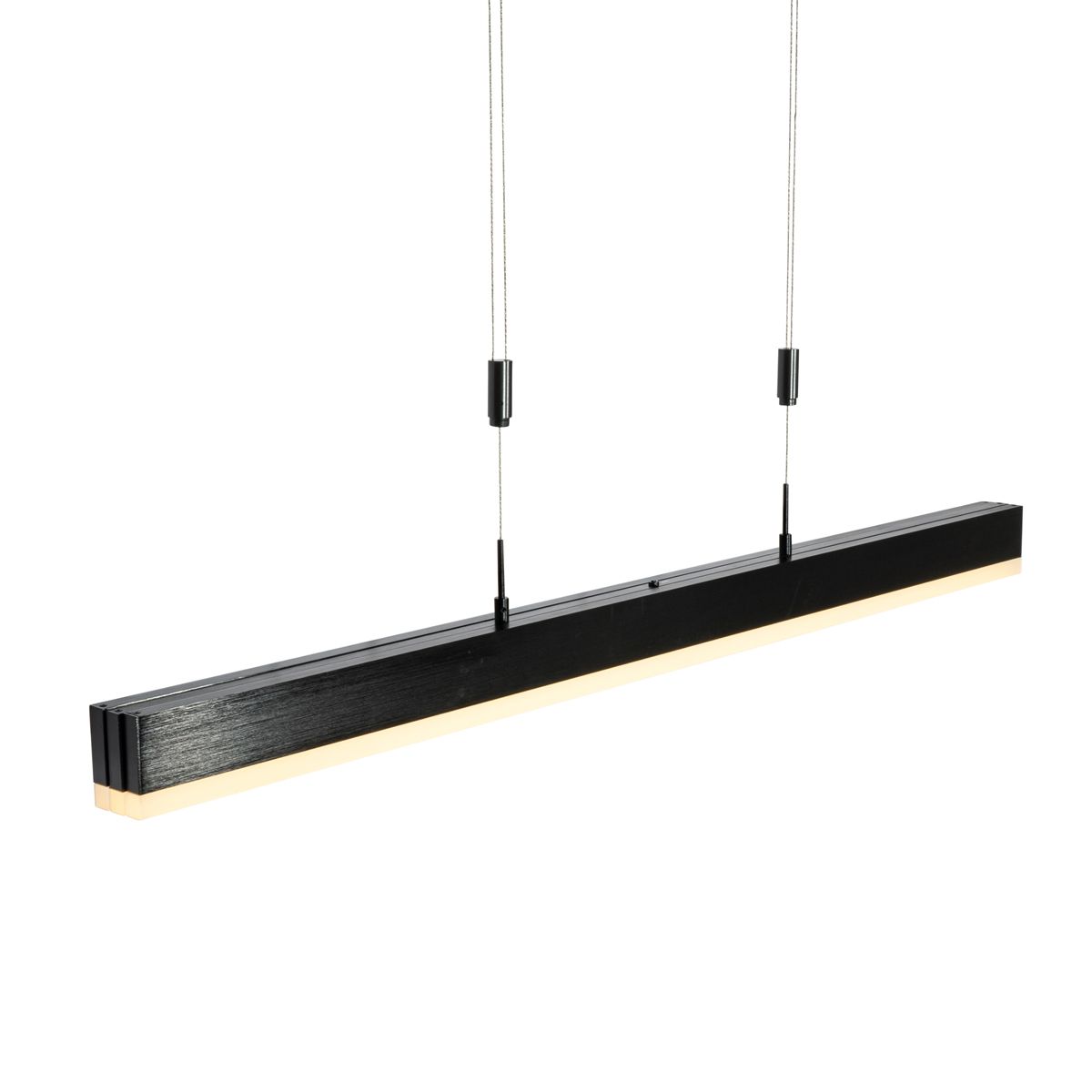 Moderne verstelbare hanglamp zwart incl. LED dimbaar - Lamba