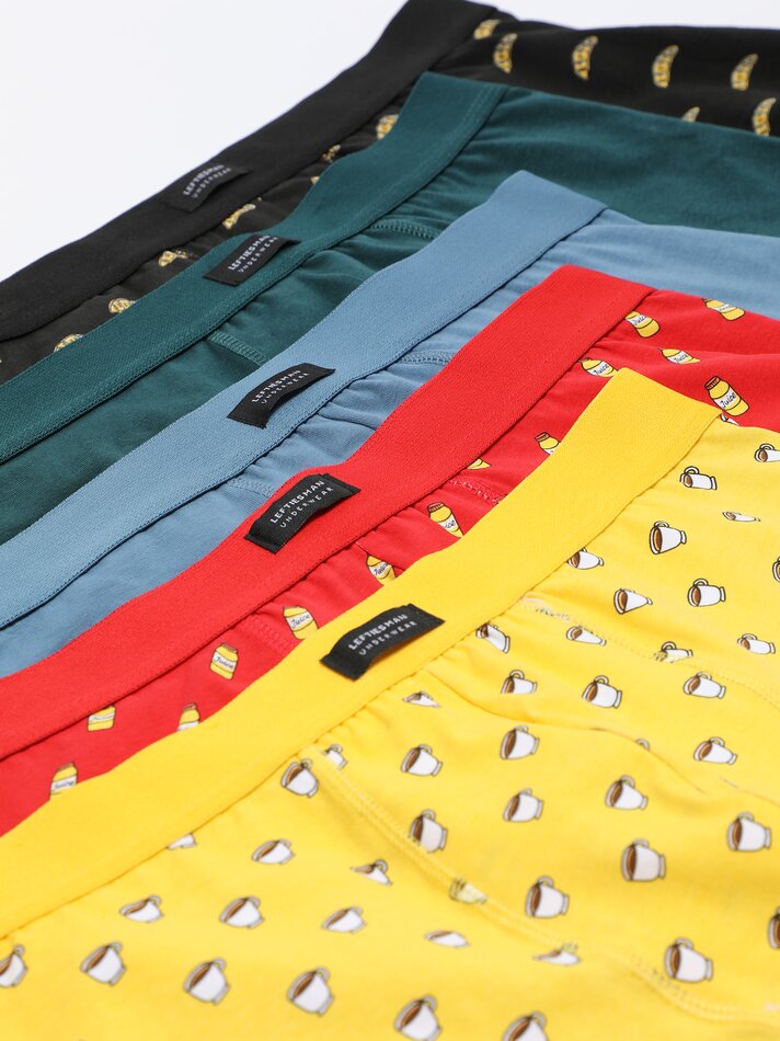 Pacote com 5 cuecas boxer sortidas - Diversas