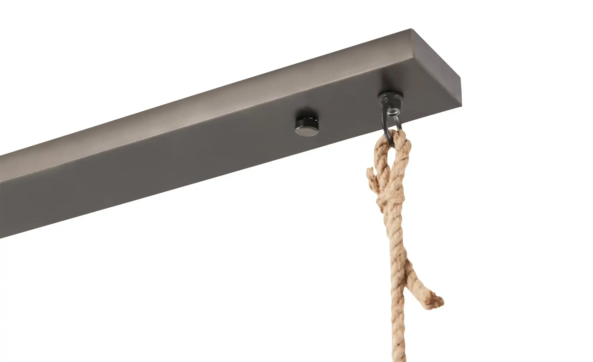 Pendelleuchte, 3-flammig, Metall / Holz schwarz