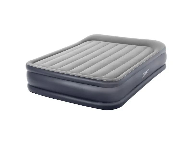 Intex DuraBeam  Deluxe Pillow Rest Raised, Dobbelt madras, Rektandel, Indendørs & udendørs, Indbygget luftpumpe
