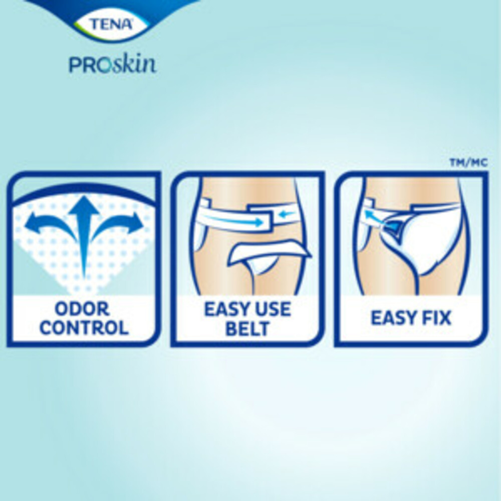 3x TENA Proskin FlexSuper S30 stuks