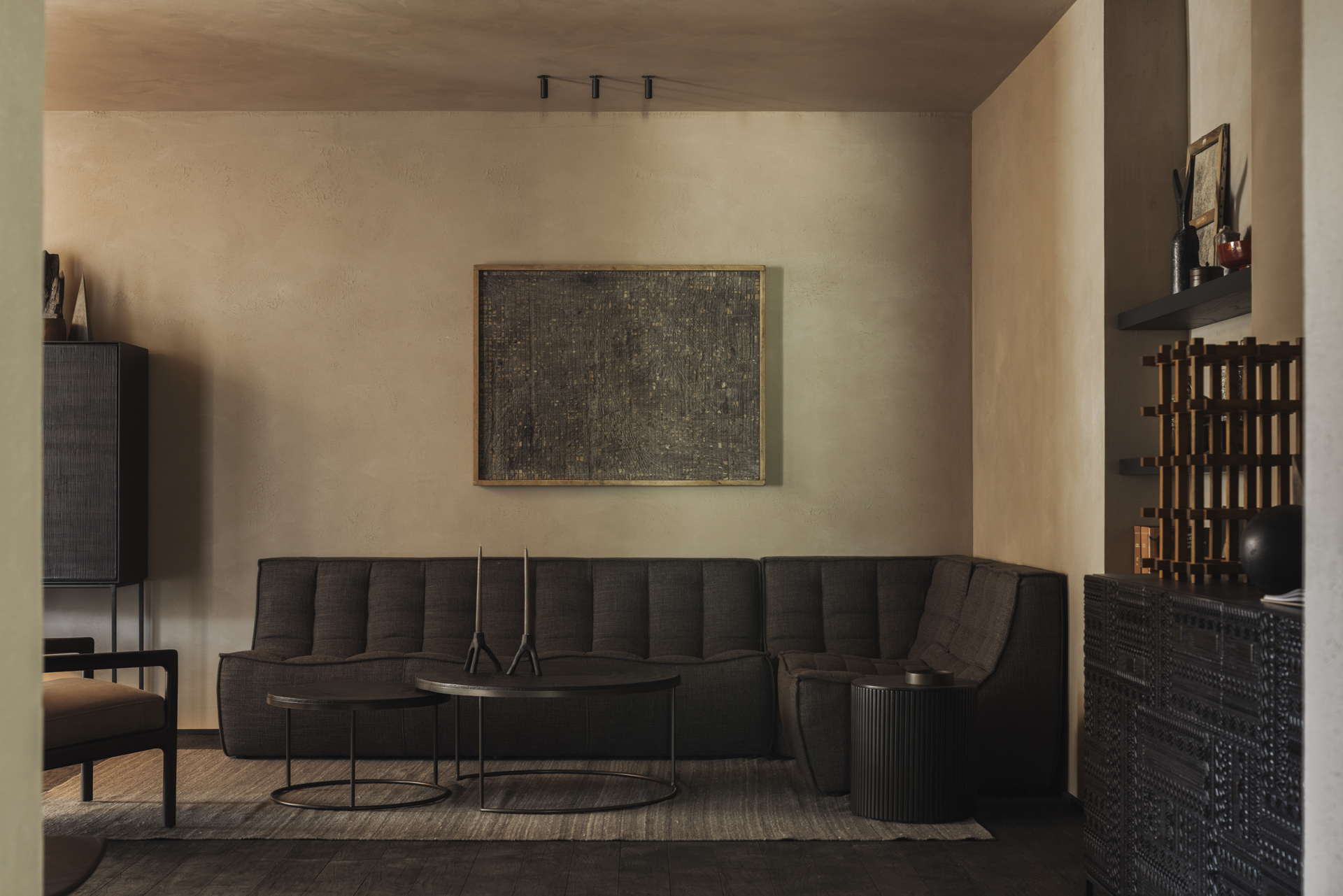 Sofa N701 1 seat - dark grey
