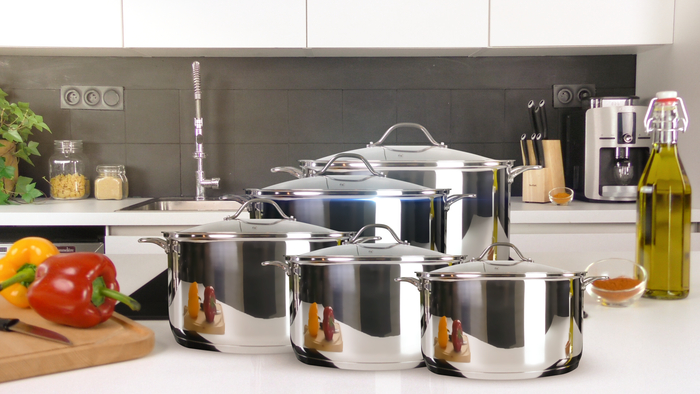 Intuition Set 7 pcs Casserole 16 cm, Faitouts 16/20/24 cm + couvercles