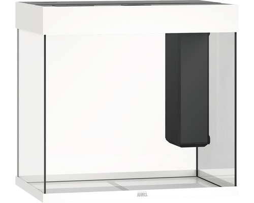 JUWEL Lido 120 aquarium met LED-verlichting, pomp, filter, verwarming (zonder kast), wit