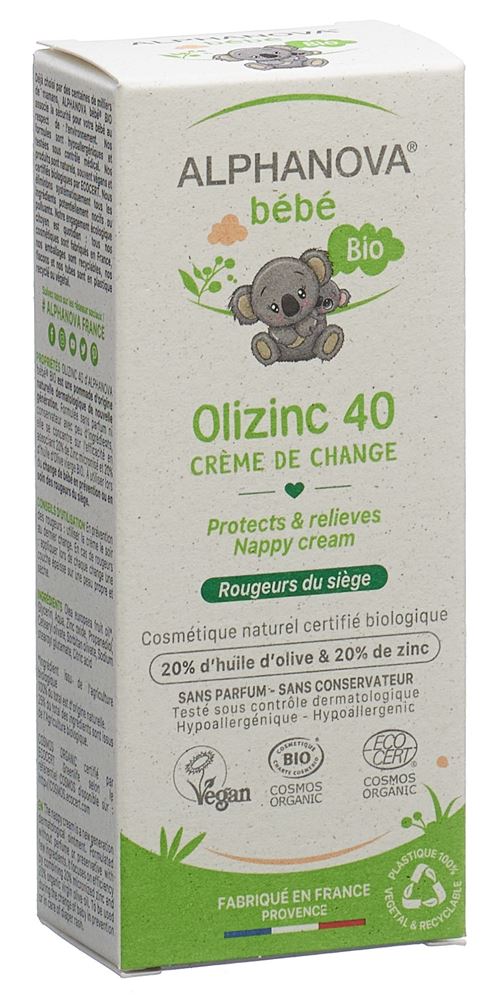ALPHANOVA BB Olizinc 40 Wundschutzcreme Creme Bio Tb 50 g