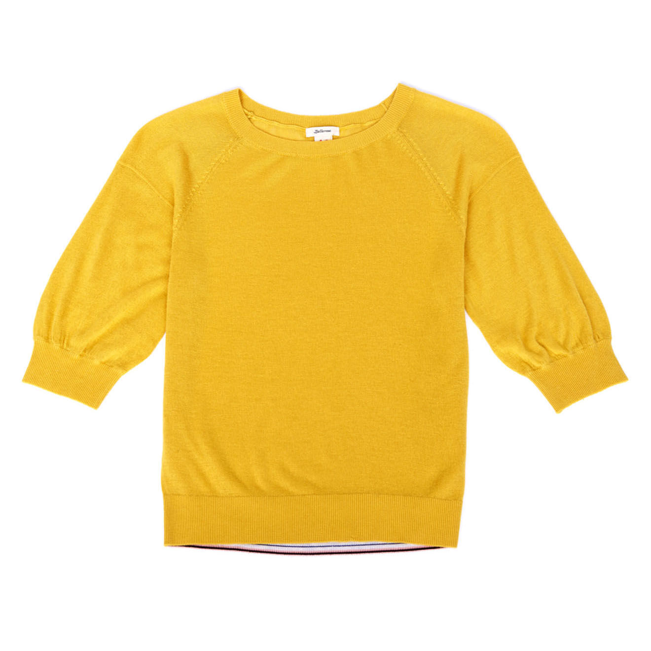 Bellerose Pull Danmai en Maille fine jaune