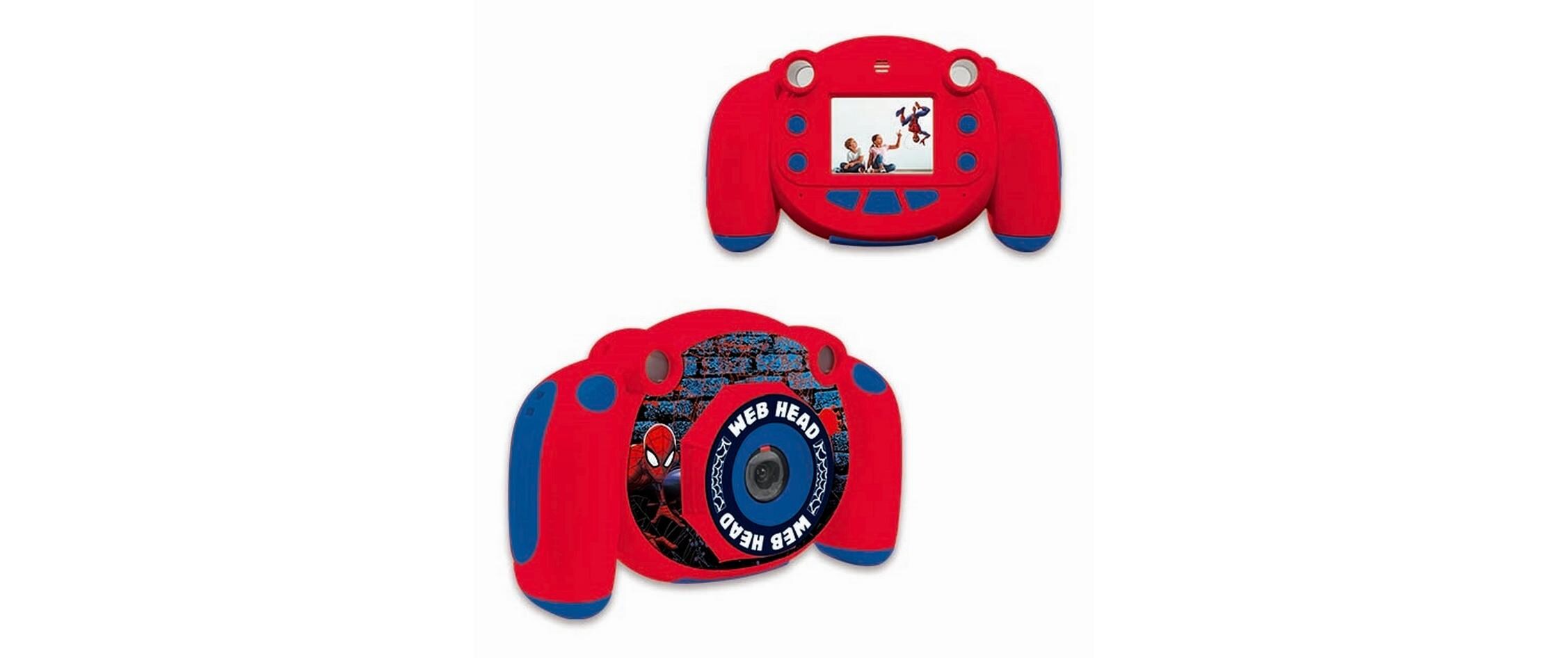 Kinderkamera Spider-Man Blau/RotFunktionsreiche Kamera für junge Abenteurer und angehende Fotografen