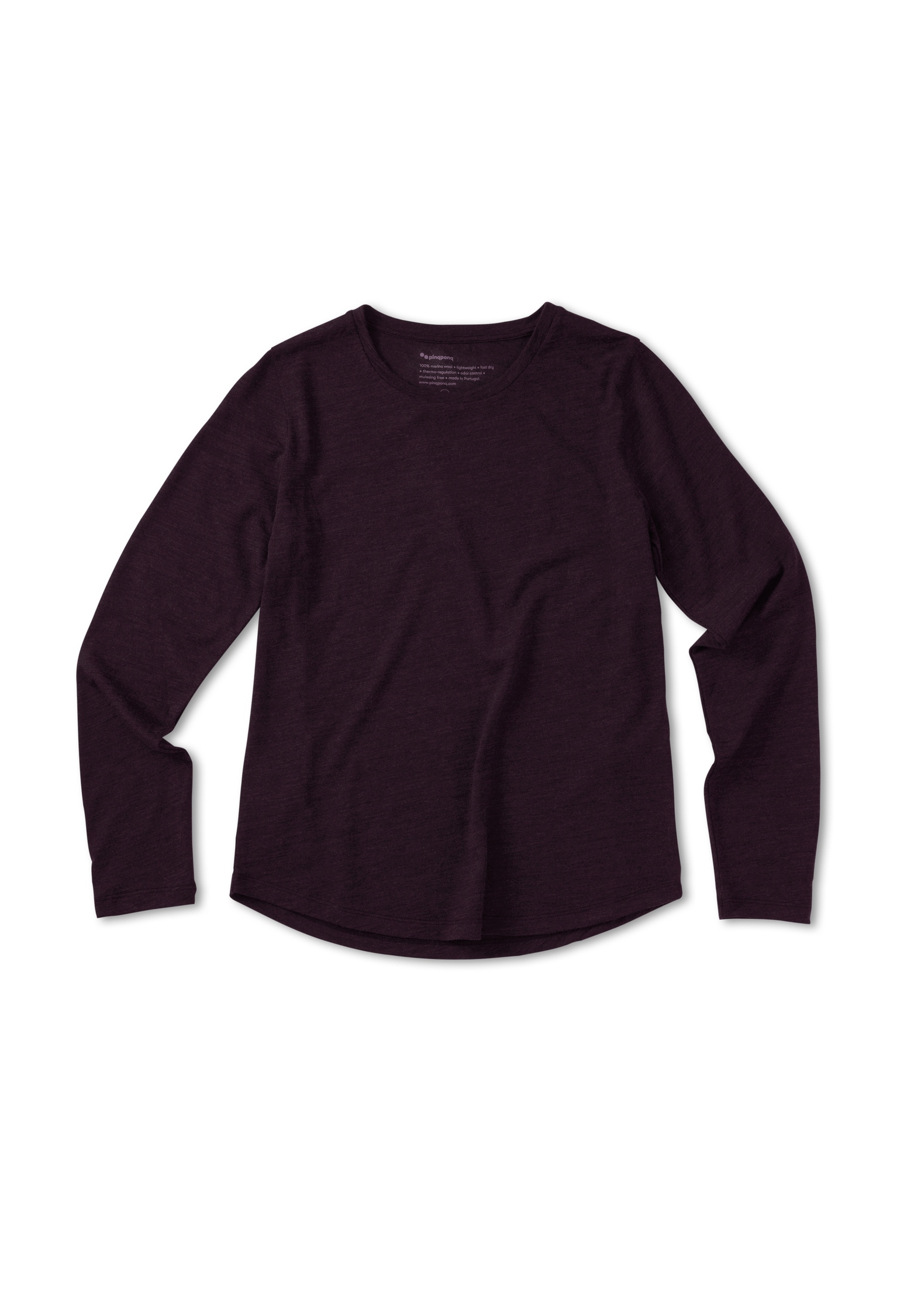 Pinqponq Longsleeve Merino Women Inspire Sheep Plum