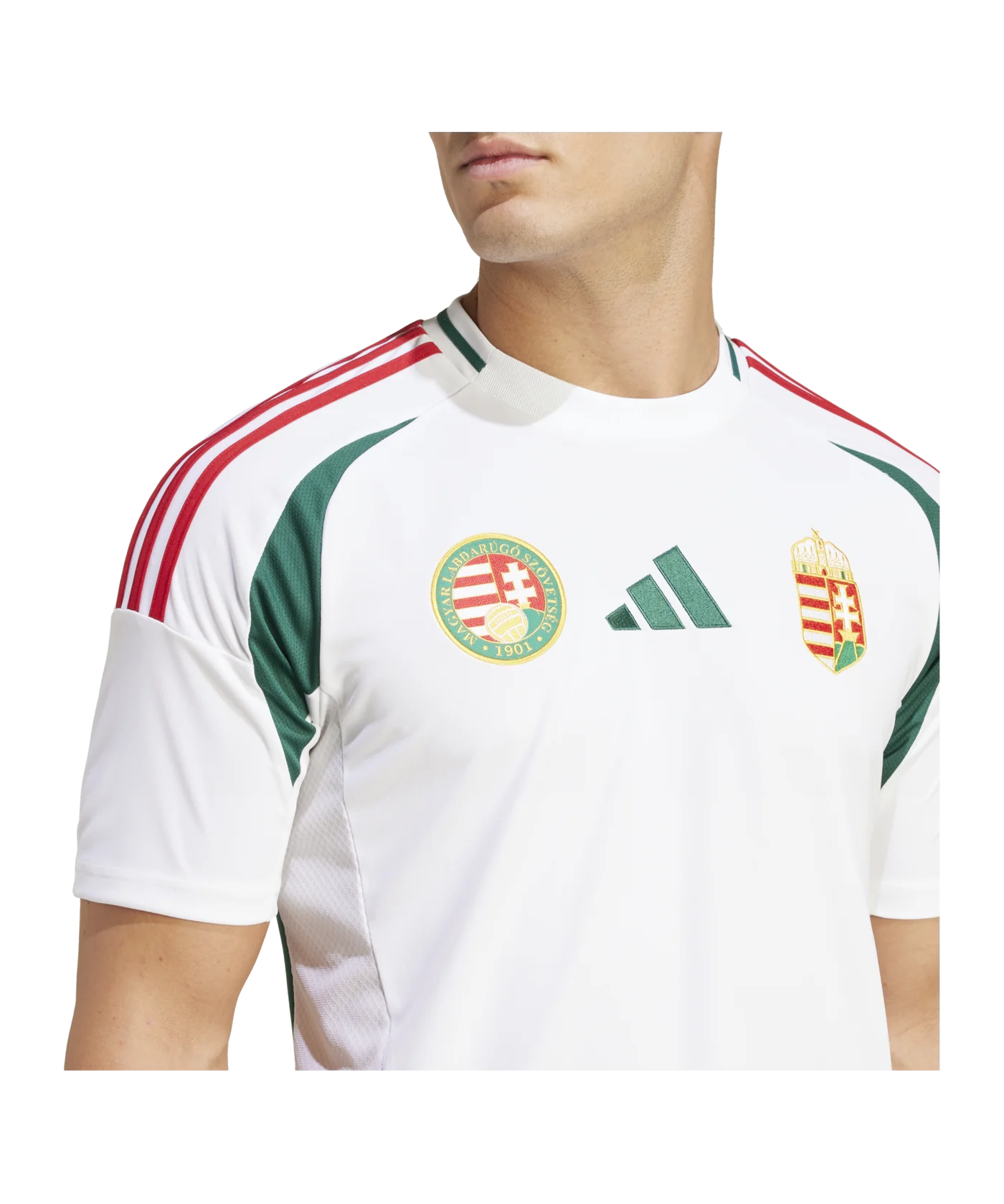 adidas Ungarn Trikot Away 2024 Weiss