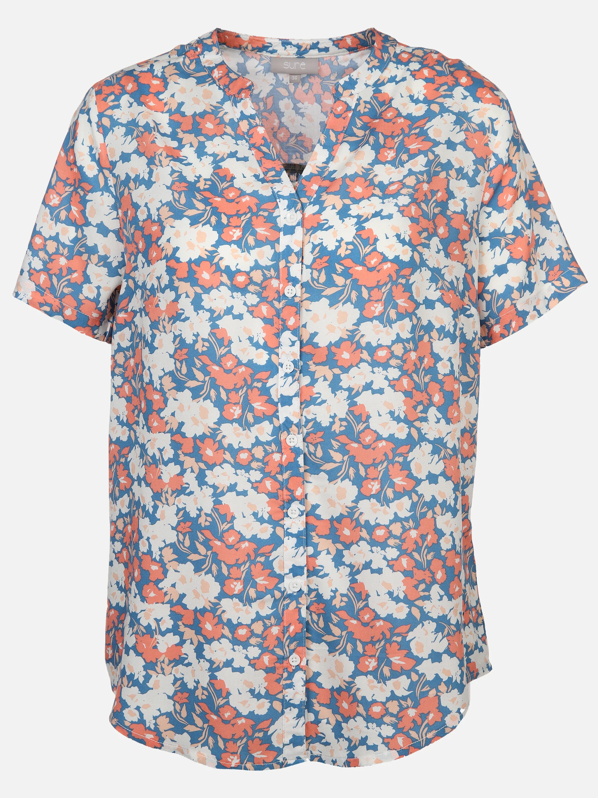 Damen Bluse mit Alloverprint