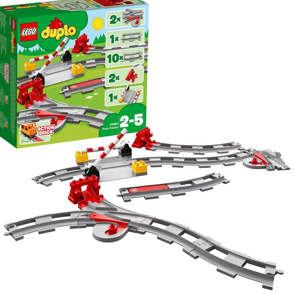 LEGO®DUPLO 10882 - LES RAILS DU TRAIN